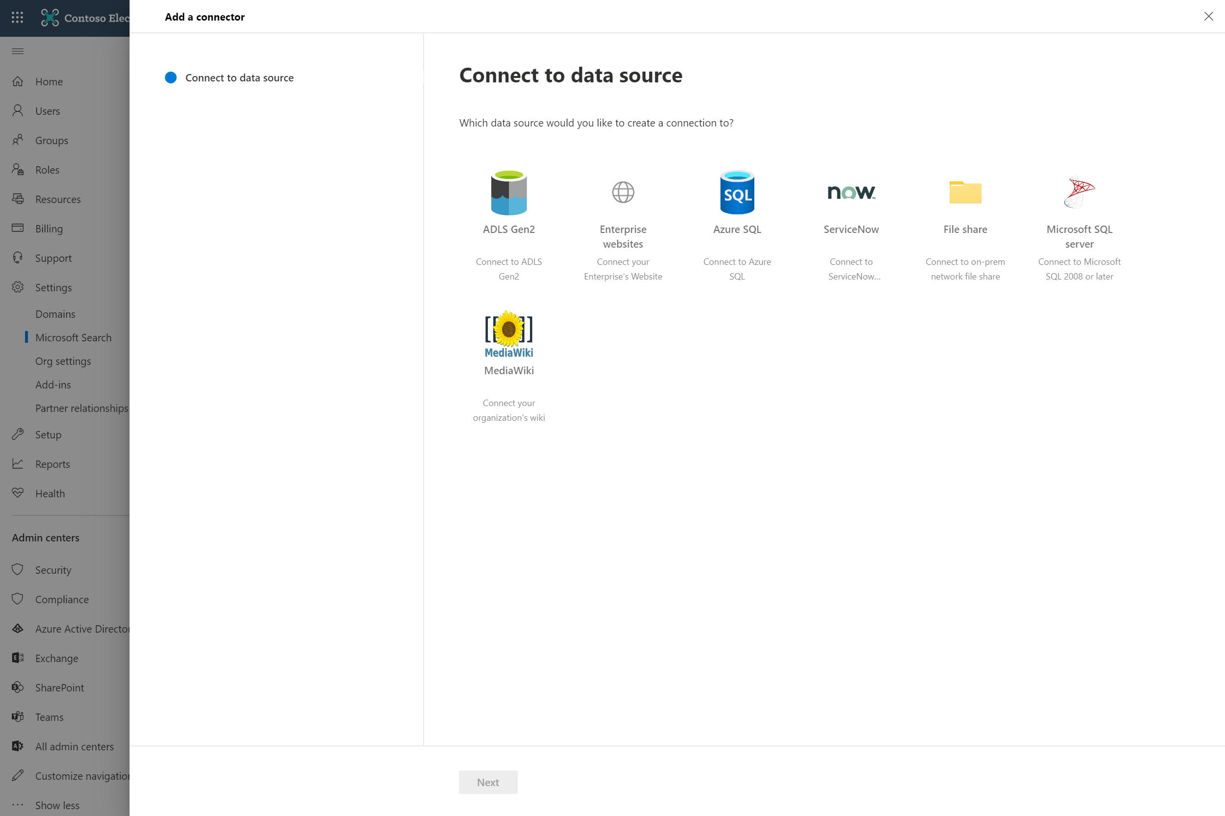 An image showing how Microsoft Search indexes all your Microsoft 365 data.