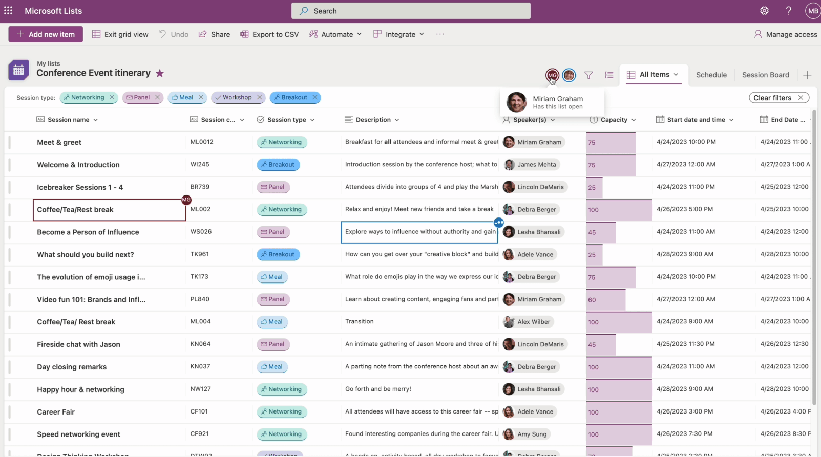 Microsoft Lists’ performance updates and user experience optimizations put people, content, and essential actions front and center.