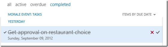 image completed task crossed out