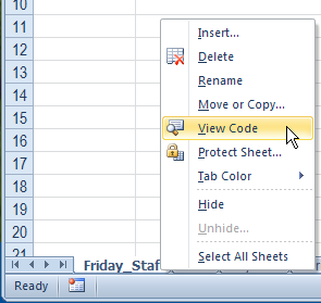 The Visual Basic Explorer.