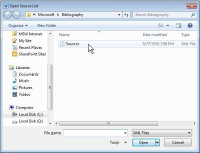 The source file The source file