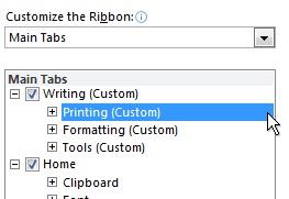 Custom group on a custom tab Custom group on a custom tab