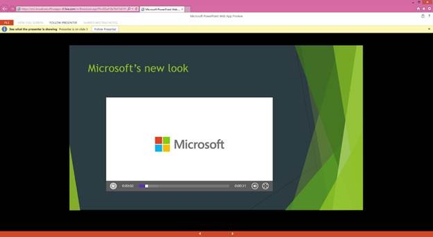 clip_image008 Example of presenting online