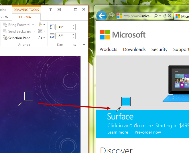 Eyedropper example using another window 