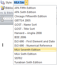 Image of supported citation styles Image of supported citation styles