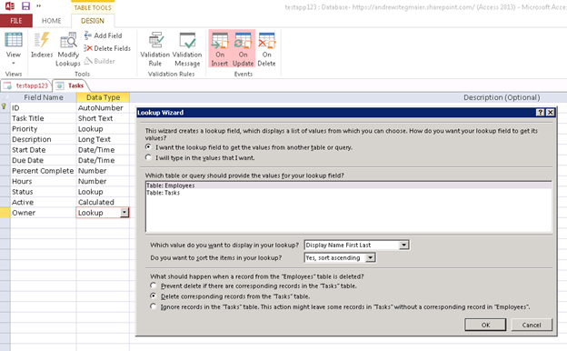 Create a lookup from Tasks to Customers. Create a lookup from Tasks to Customers.