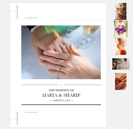 Example wedding invite