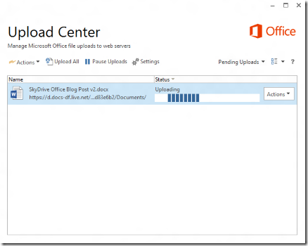 snsapshot of upload center