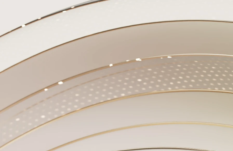 A close up of a white object