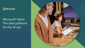 A man and woman sitting at a desk