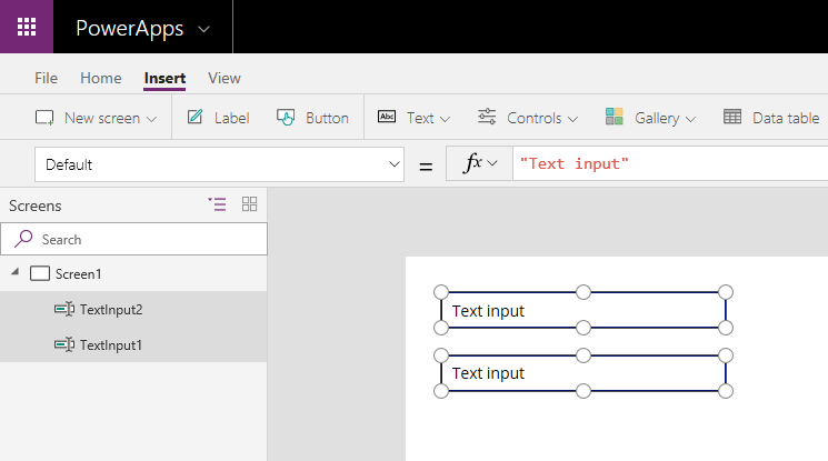 Multiple controls selected