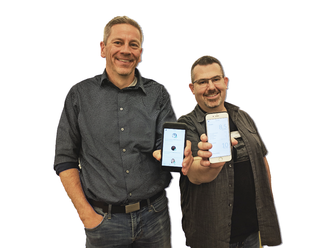 Photos of the people who drove the Thrive effort - Pat Dunn and Eric McChesney