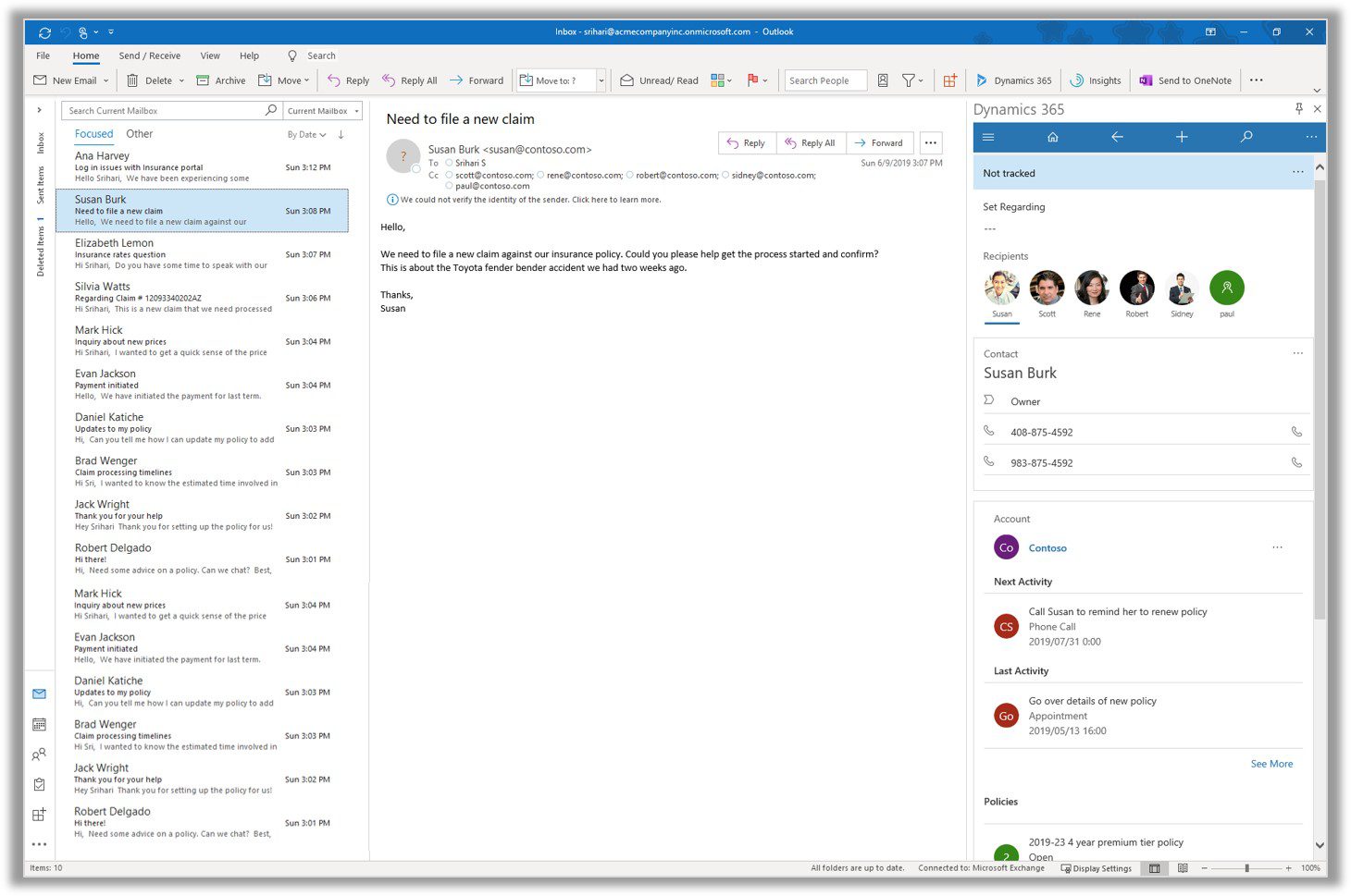graphical user interface, text, application, email