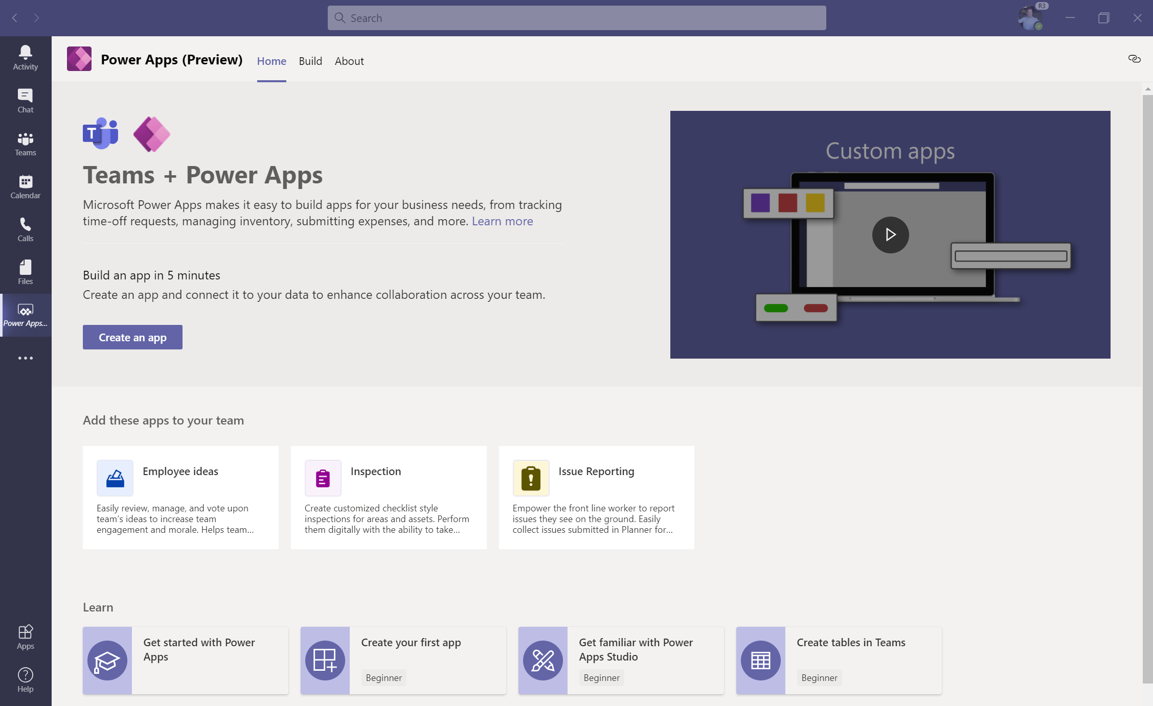 graphical user interface, application, Teams