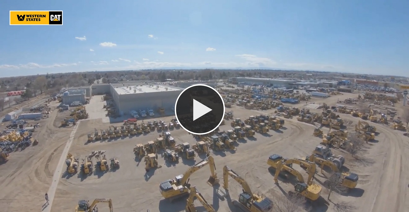 Thumbnail image for video - shows aerial photo of store with equipment