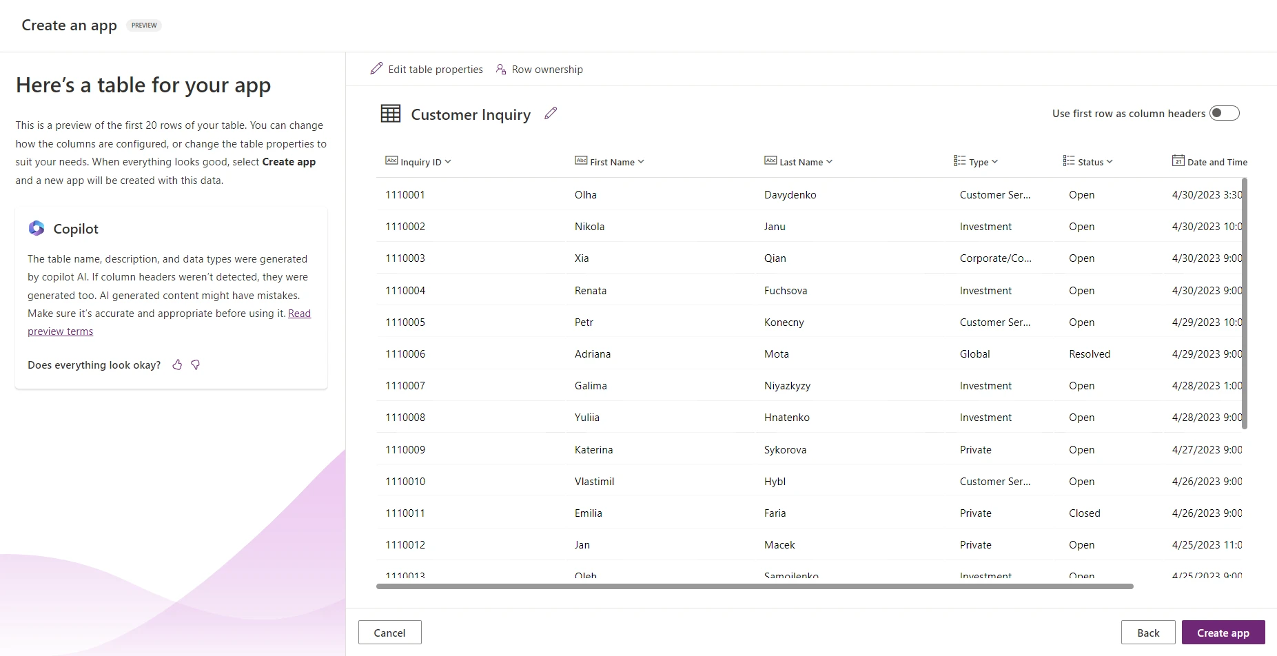 graphical user interface