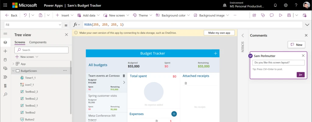 graphical user interface, website