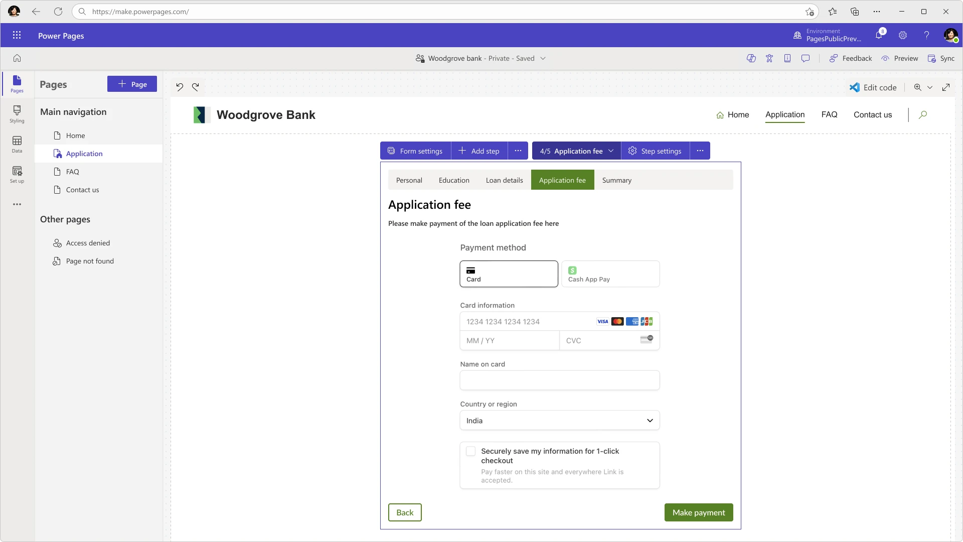 graphical user interface, application