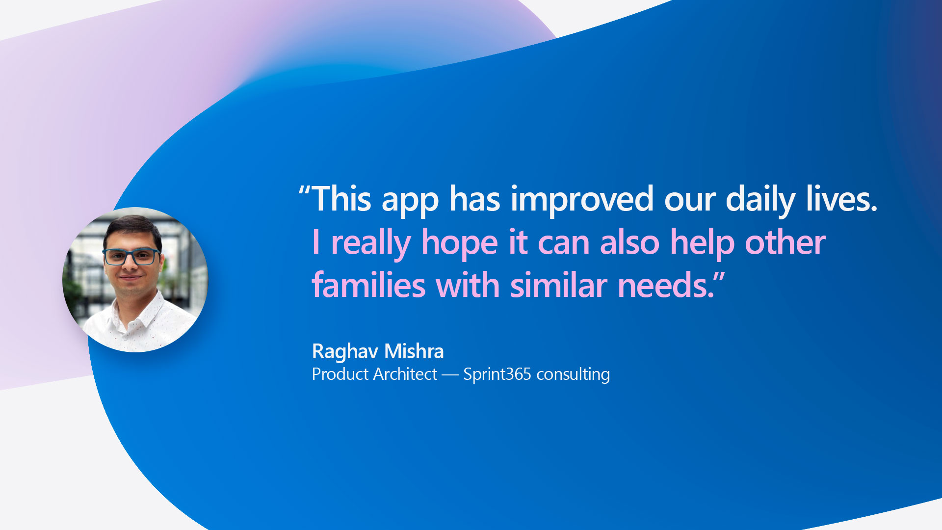 Raghav low-code quote for son with autism