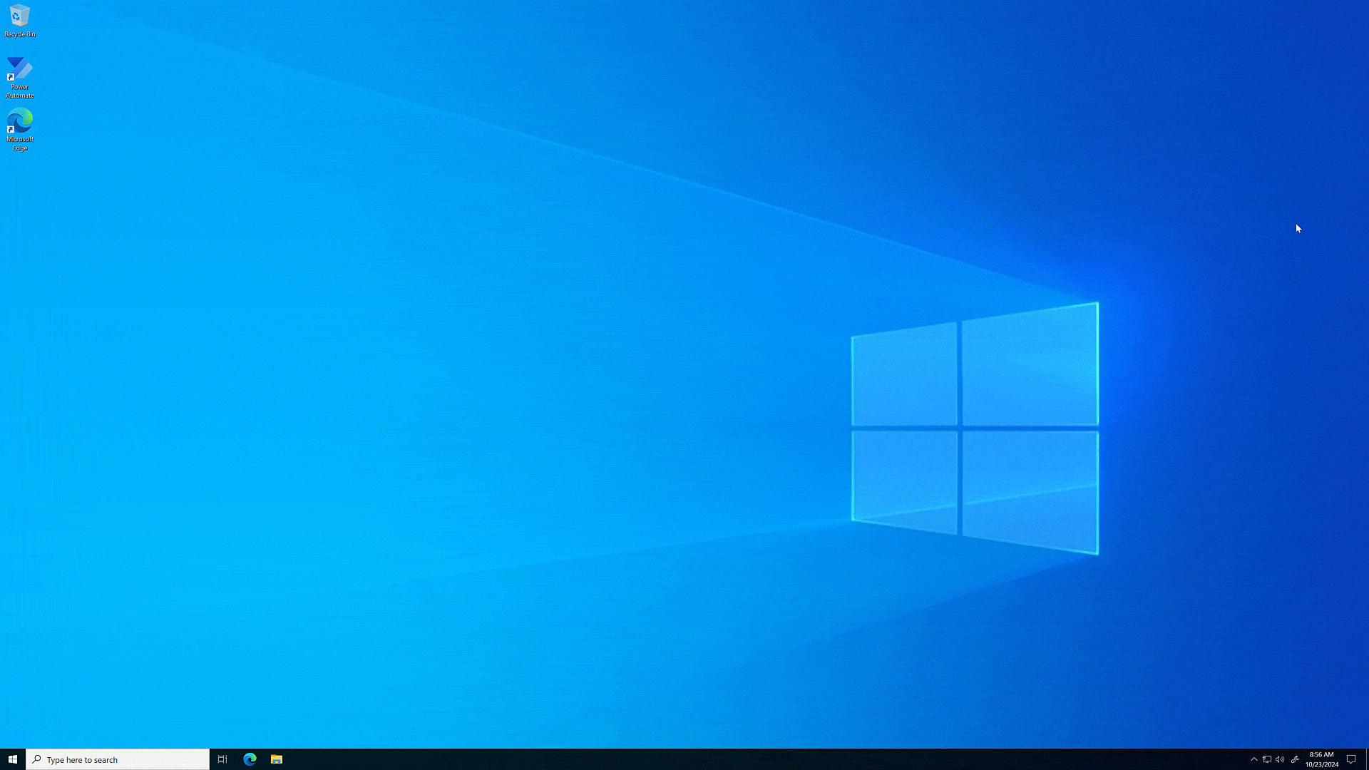 Animation of a Windows desktop going through the repair with Copilot scenario for attended RPA