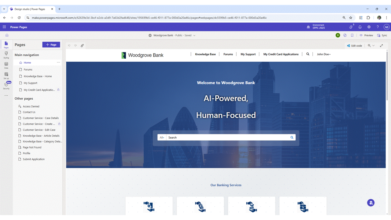 Generative AI search