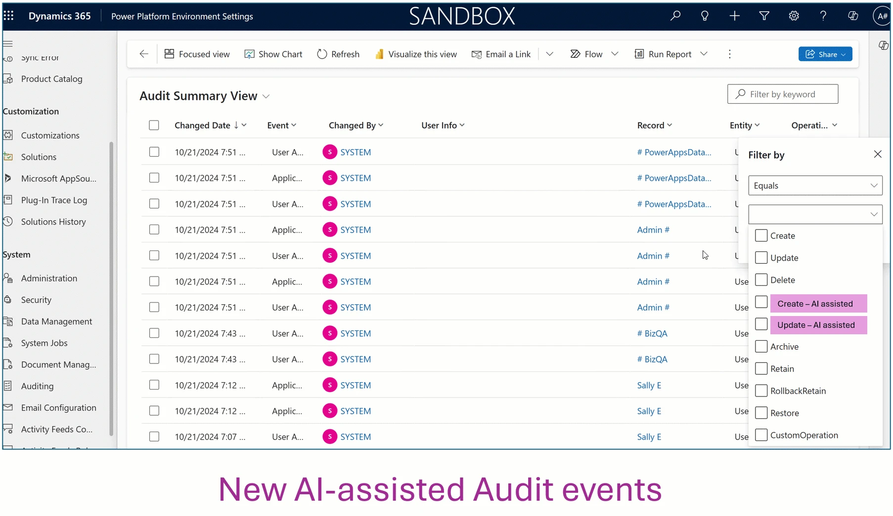 new ai assisted audit