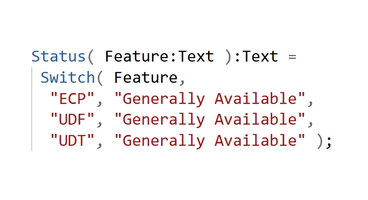 User Defined Types are now generally available! They are enabled by default for new apps and can be enabled for existing apps under Settings > Updates > New > User-Defined types. As of Power Apps Studio version 3.26044.