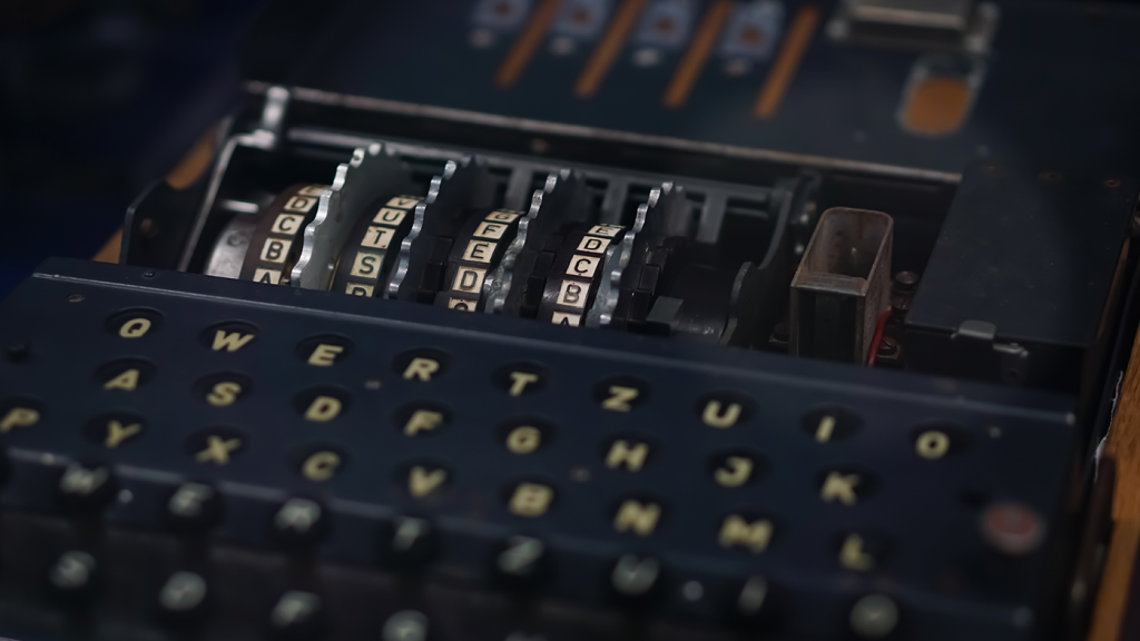 a close up of a Turing keyboard