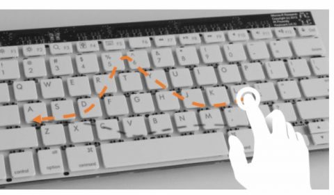 a close up of a keyboard