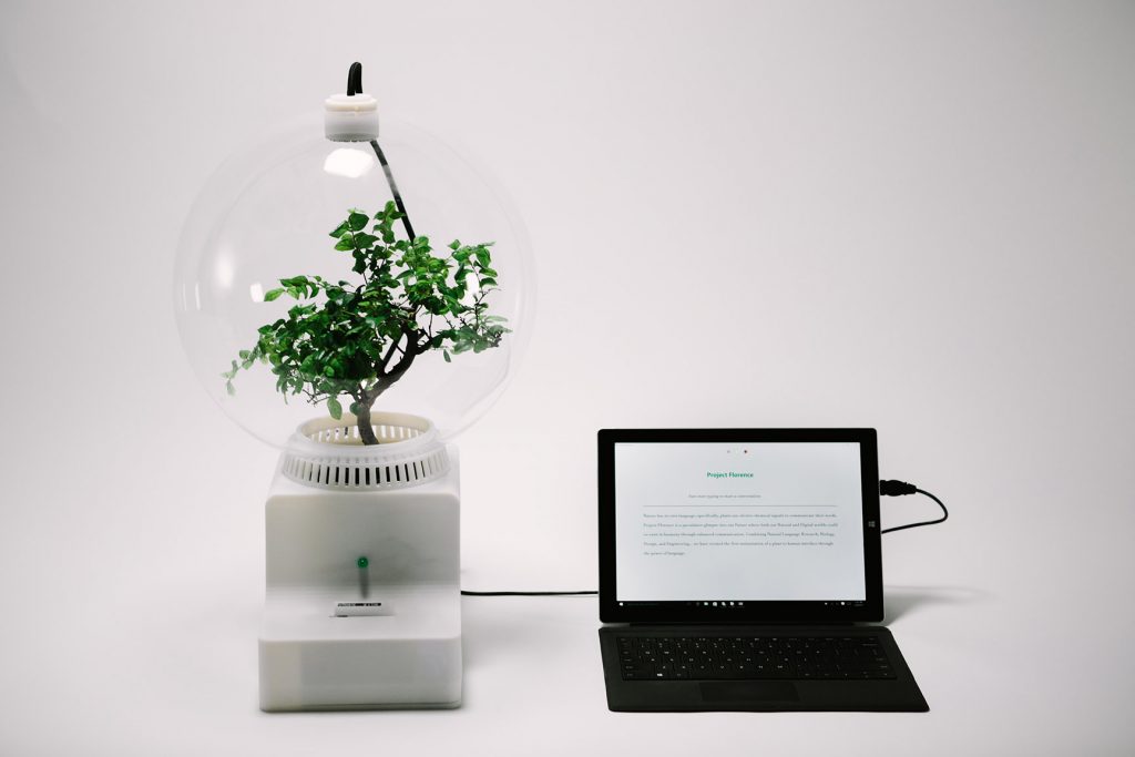 Project Florence uses light frequencies to drive action within the plant