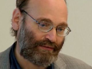 a man wearing glasses