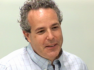 Brendan Frey looking at the camera