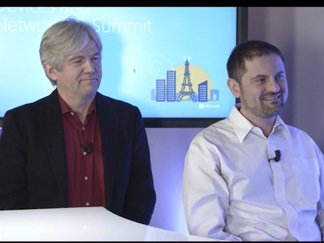 Stefan Saroiu et al. posing for the camera