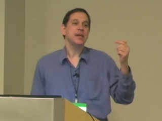 Ken Perlin standing in a room