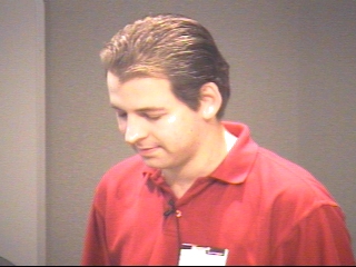 a person looking at the camera