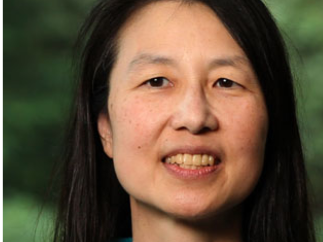 a close up of Jeannette Wing who is smiling and looking at the camera