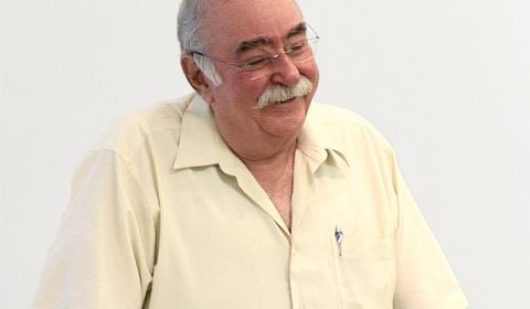 a man wearing glasses