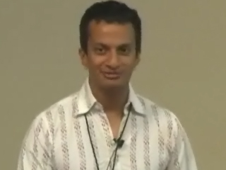 a man smiling for the camera