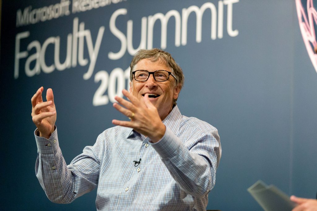 Bill Gates talks about Future Visions during a fireside chat