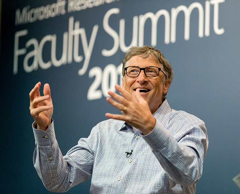 Bill Gates at the 2016 Microsoft Research Faculty Summit