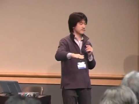 a person standing in a room