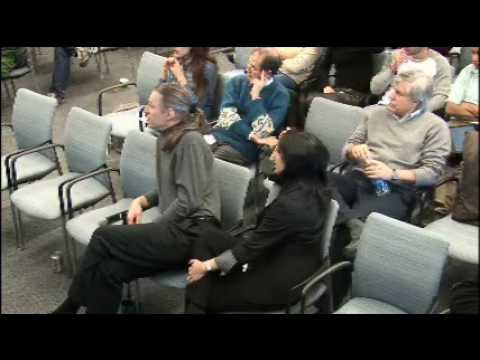 a group of people sitting in chairs