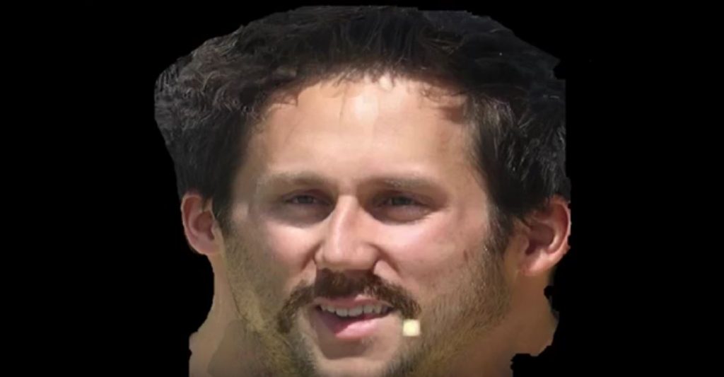 a man looking at the camera