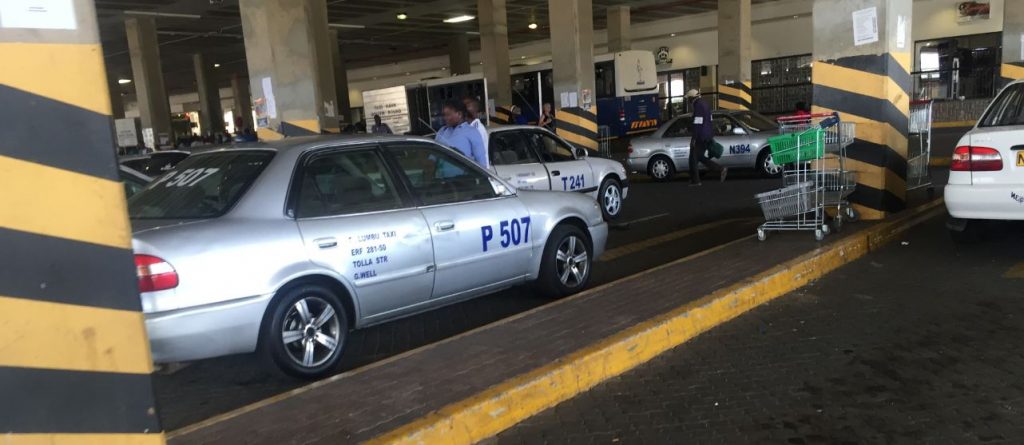 a police car parked in a parking lot