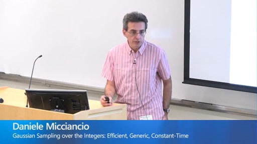 Gaussian Sampling over the Integers: Efficient, Generic, Constant-Time 