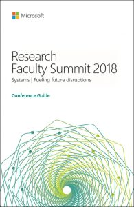 Faculty Summit 2018 Conference Guide