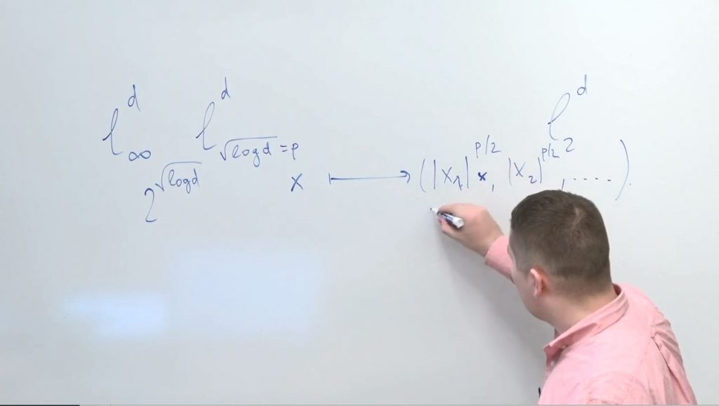 Approximating General Norms by Euclidean Beyond the John's Ellipsoid