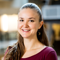 Portrait of Danielle Bragg from Microsoft Research and speaker at the Microsoft Research AI and Gaming Research Summit