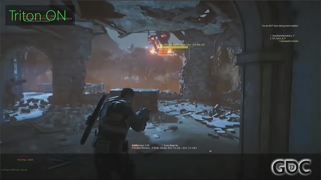 Gears of War 4, Project Triton: Pre-Computed Environmental Wave Acoustics