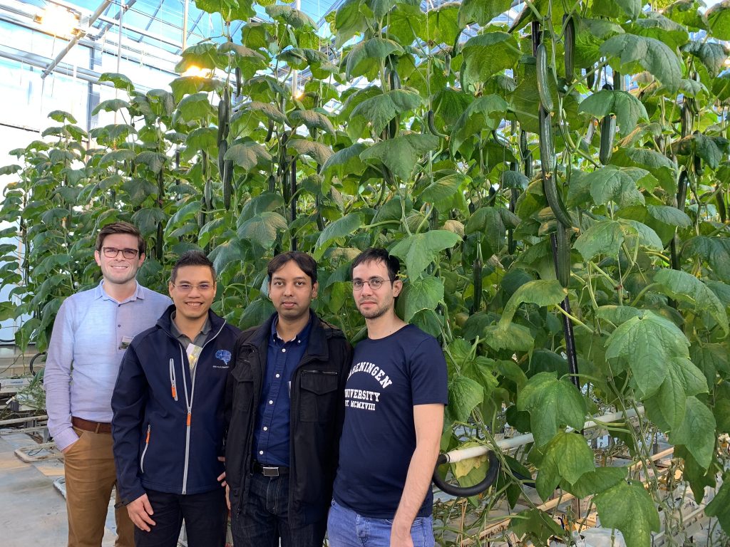 From left to right: Thomas Follender Grossfeld, Kenneth Tran, Chetan Bansal, and David Katzin of Team Sonoma